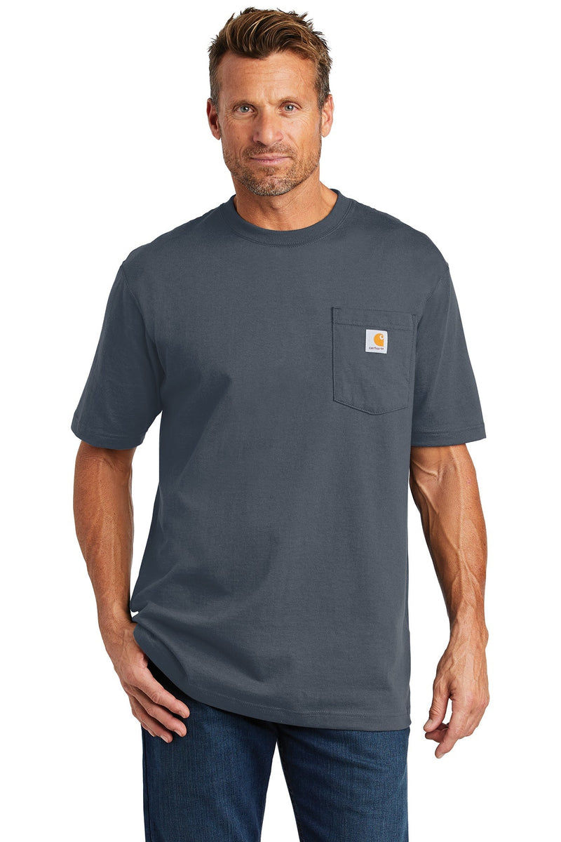 Carhartt ® Tall Workwear Pocket Short Sleeve T-Shirt CTTK87 | Bluestone