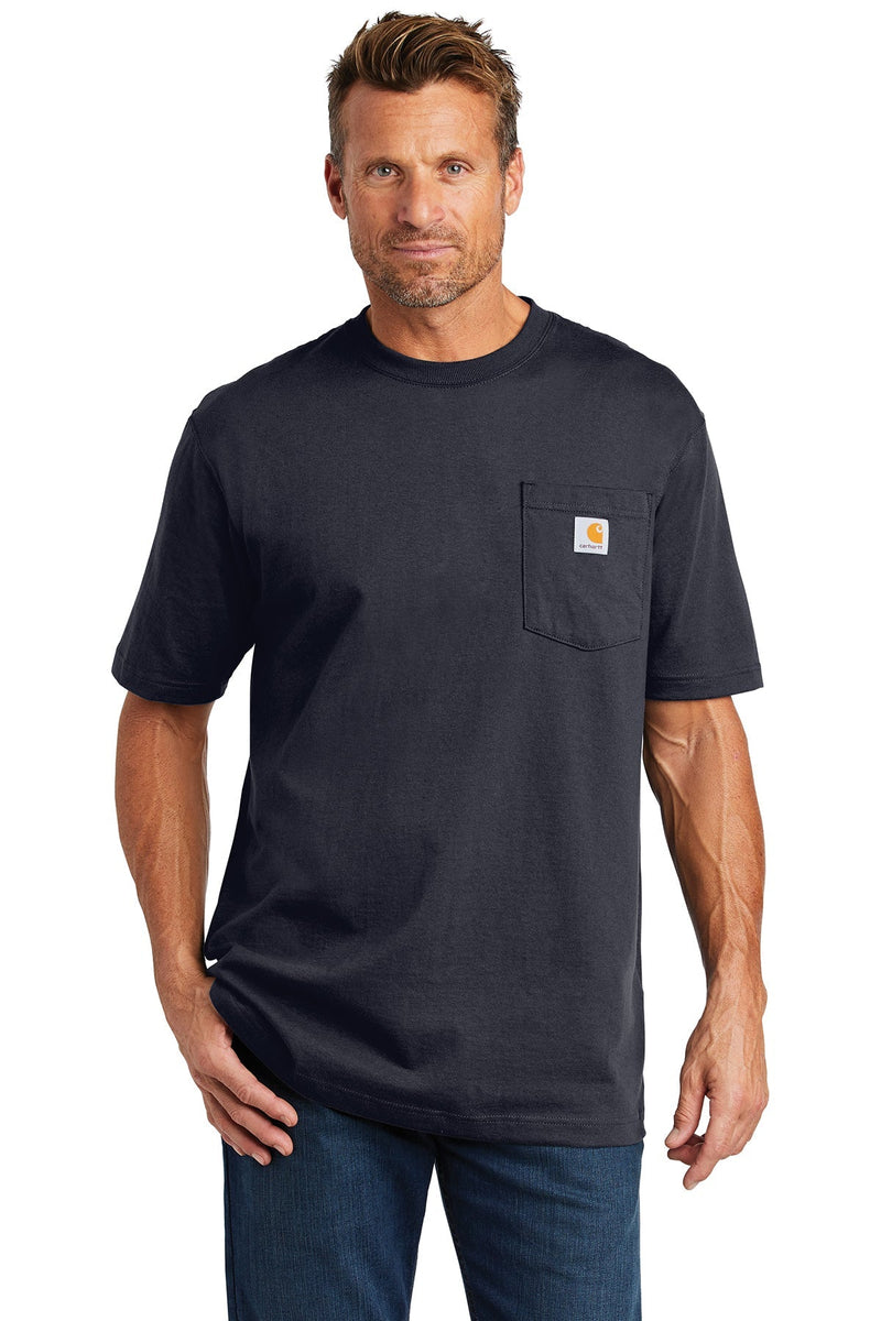 Carhartt ® Tall Workwear Pocket Short Sleeve T-Shirt CTTK87 | Bluestone