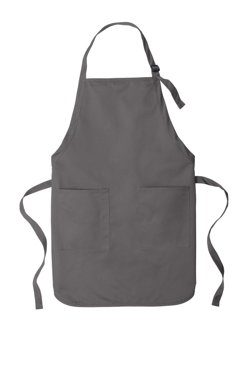 Port Authority Full-Length Two-Pocket Bib Apron. A600