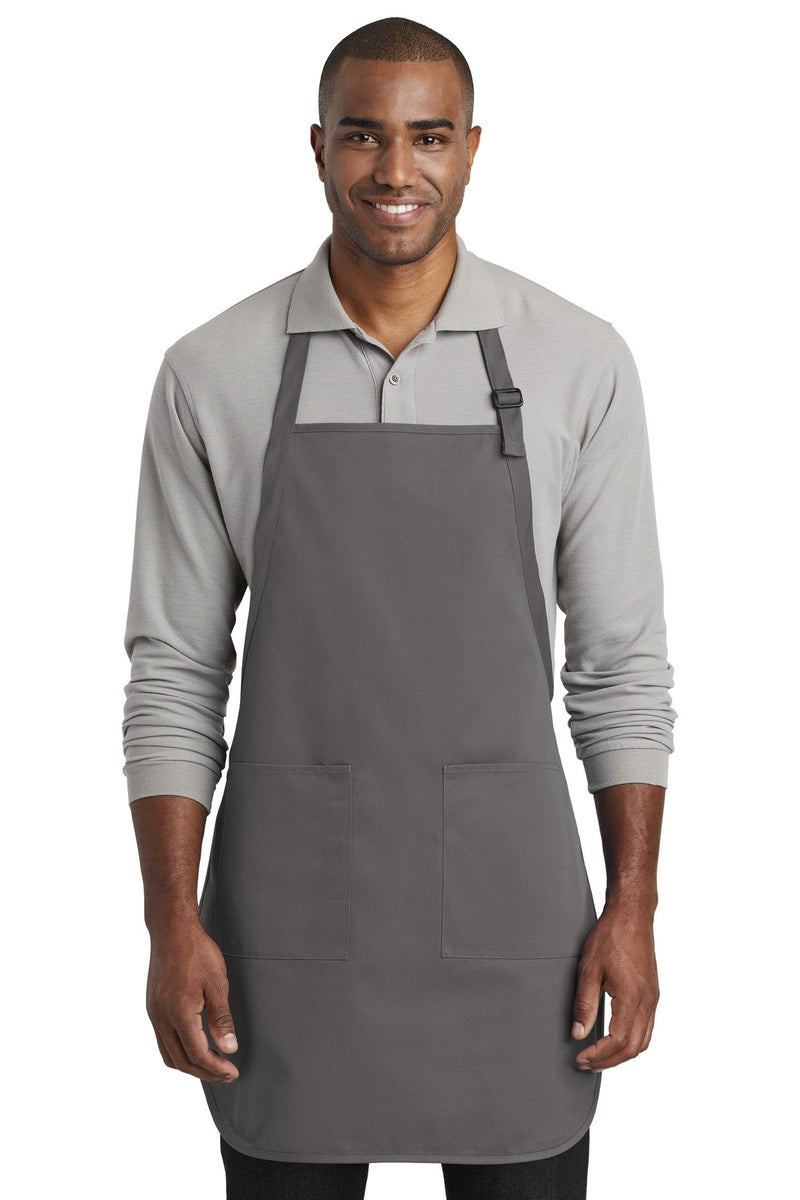 Port Authority Full-Length Two-Pocket Bib Apron. A600