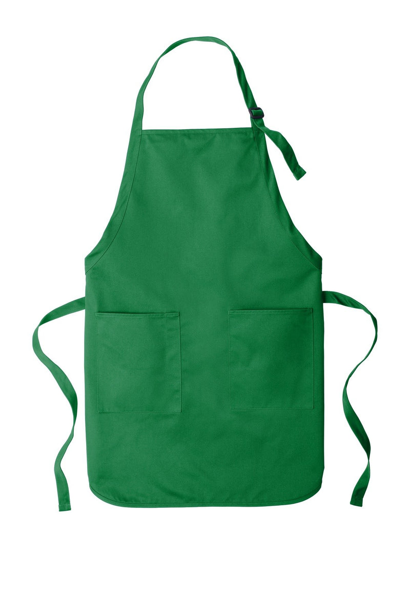 Port Authority Full-Length Two-Pocket Bib Apron. A600