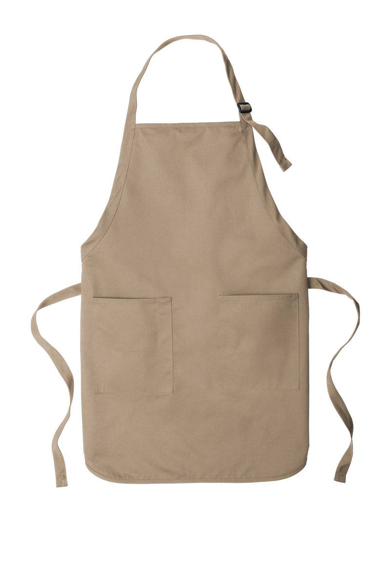 Port Authority Full-Length Two-Pocket Bib Apron. A600