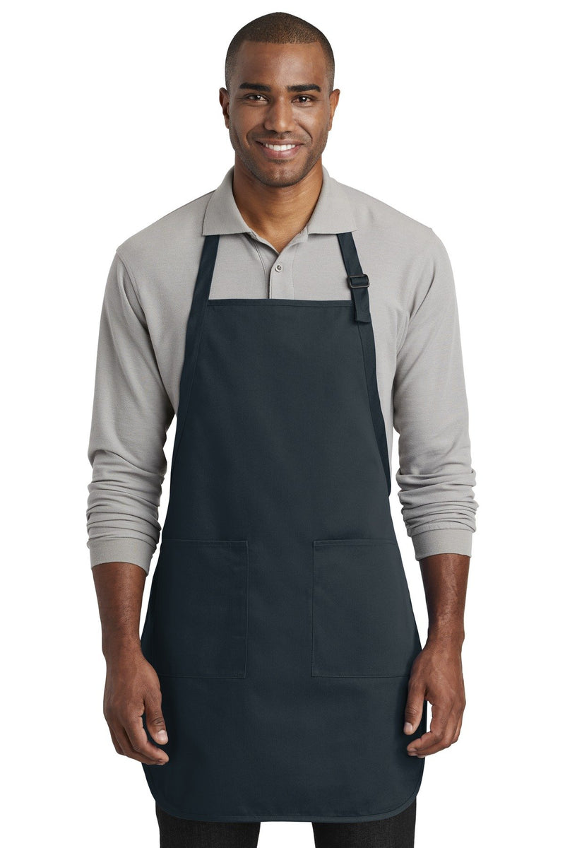Port Authority Full-Length Two-Pocket Bib Apron. A600