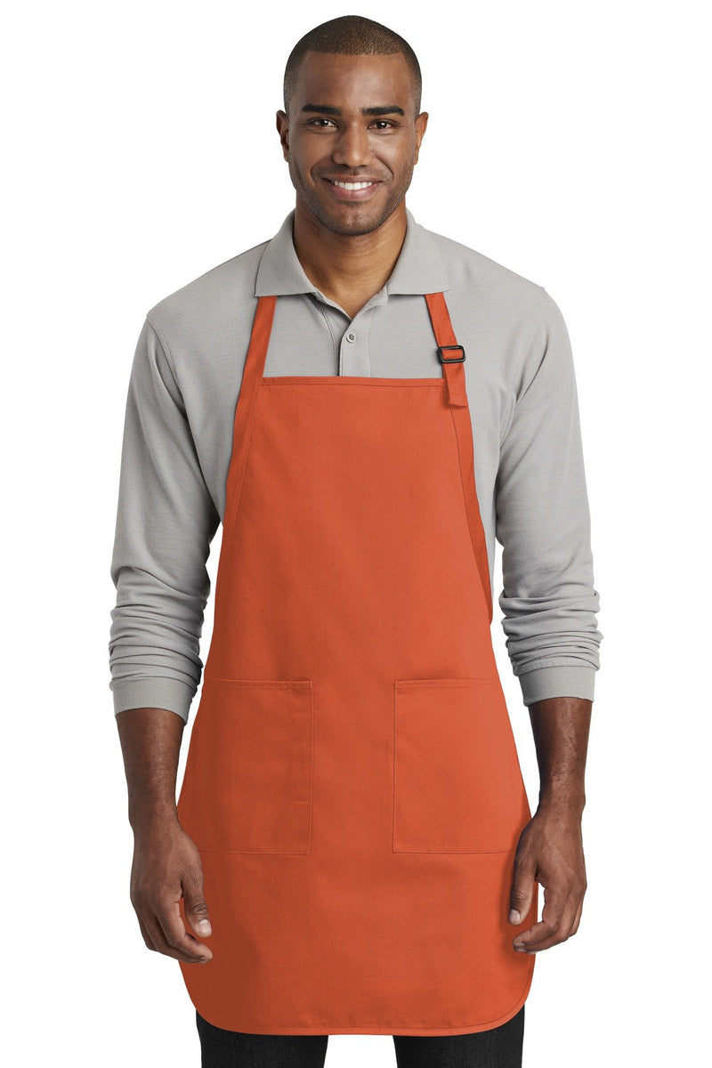 Port Authority Full-Length Two-Pocket Bib Apron. A600
