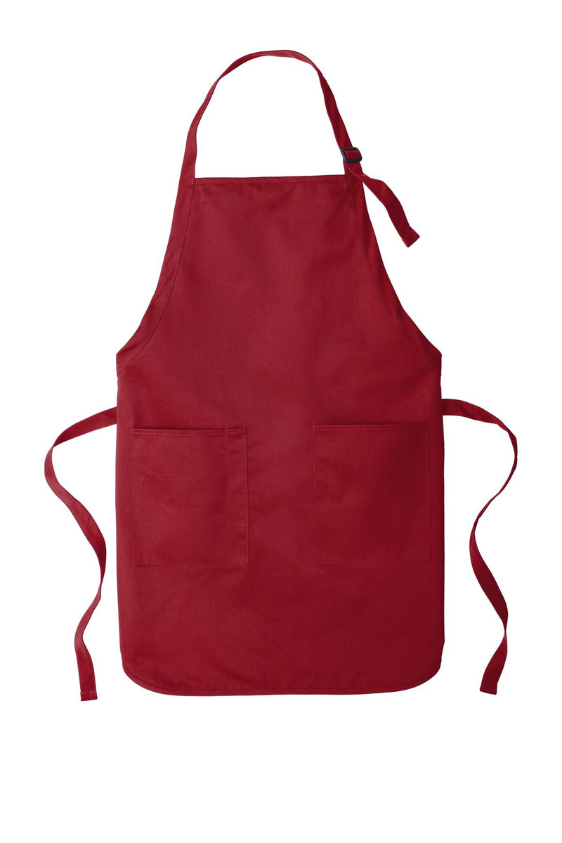 Port Authority Full-Length Two-Pocket Bib Apron. A600