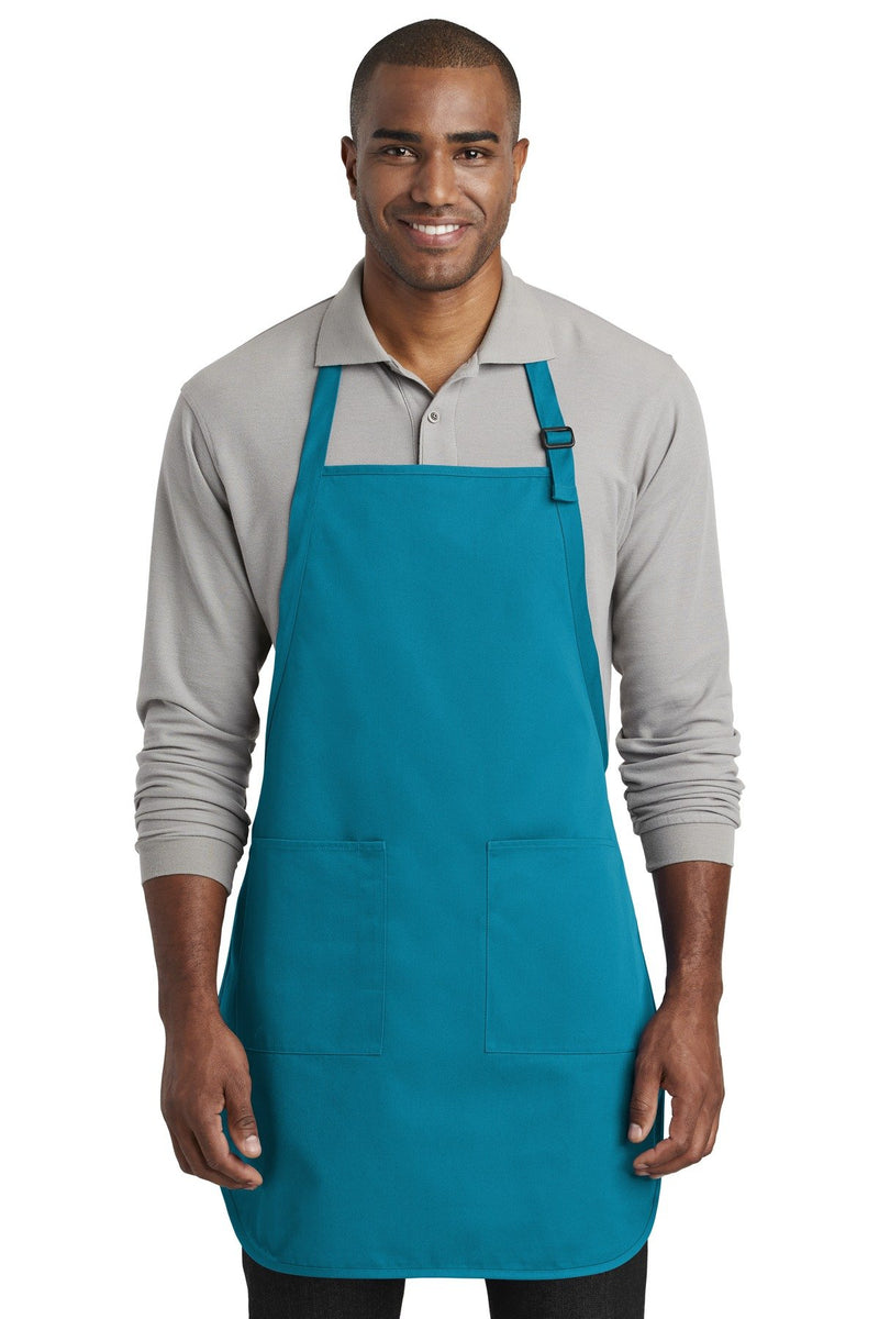 Port Authority Full-Length Two-Pocket Bib Apron. A600