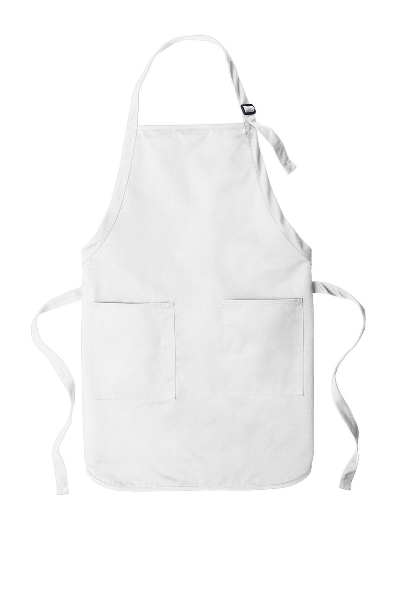 Port Authority Full-Length Two-Pocket Bib Apron. A600