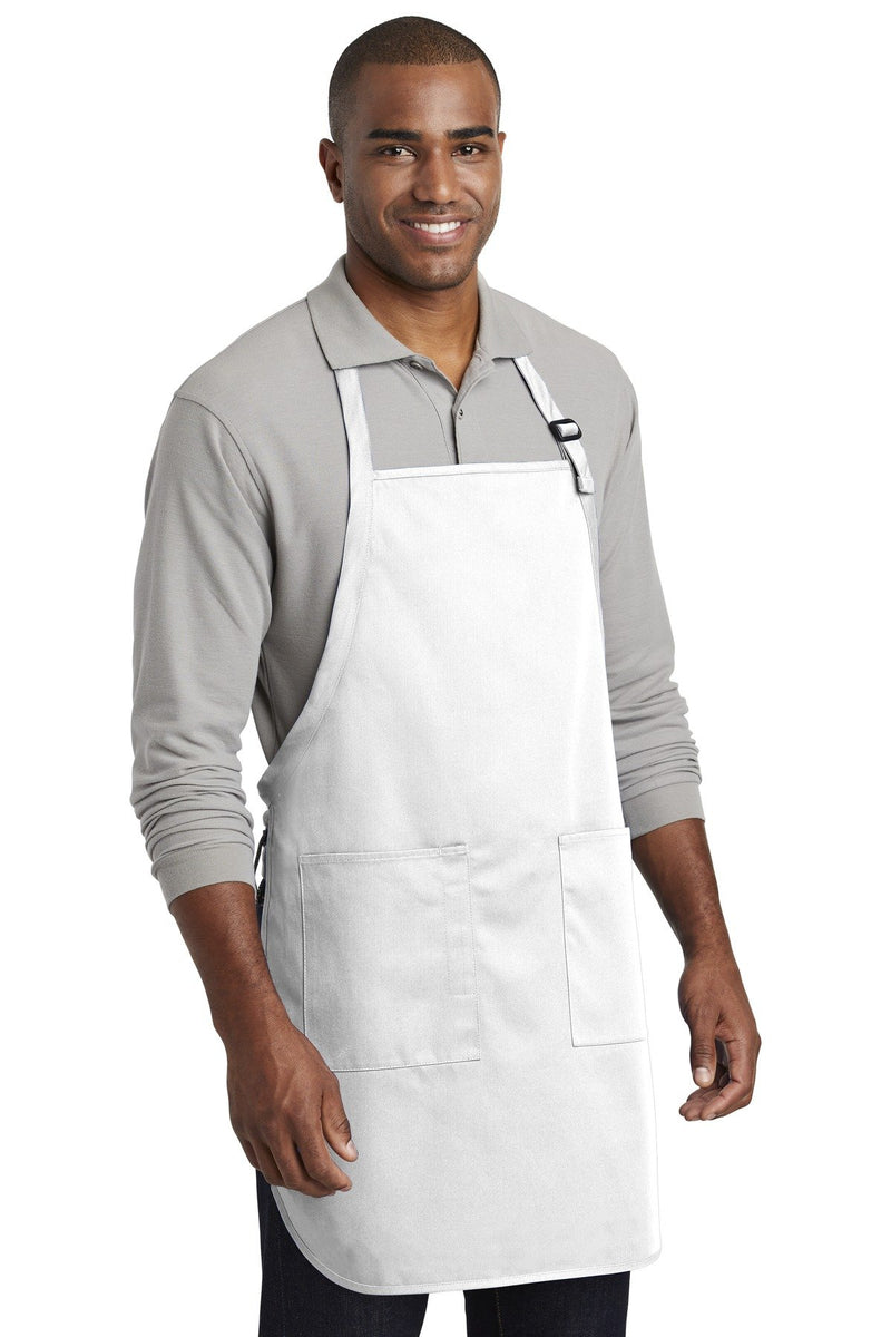 Port Authority Full-Length Two-Pocket Bib Apron. A600