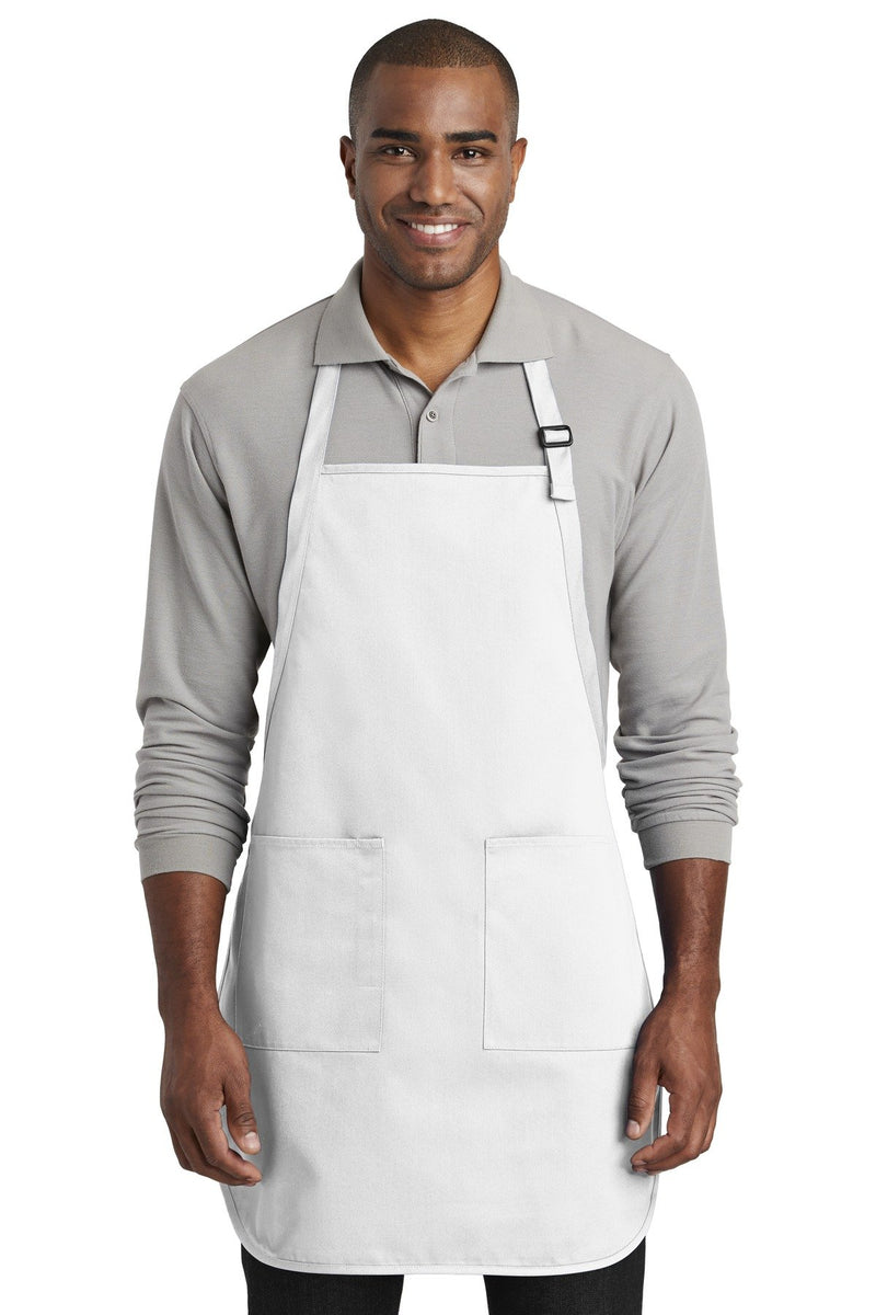 Port Authority Full-Length Two-Pocket Bib Apron. A600