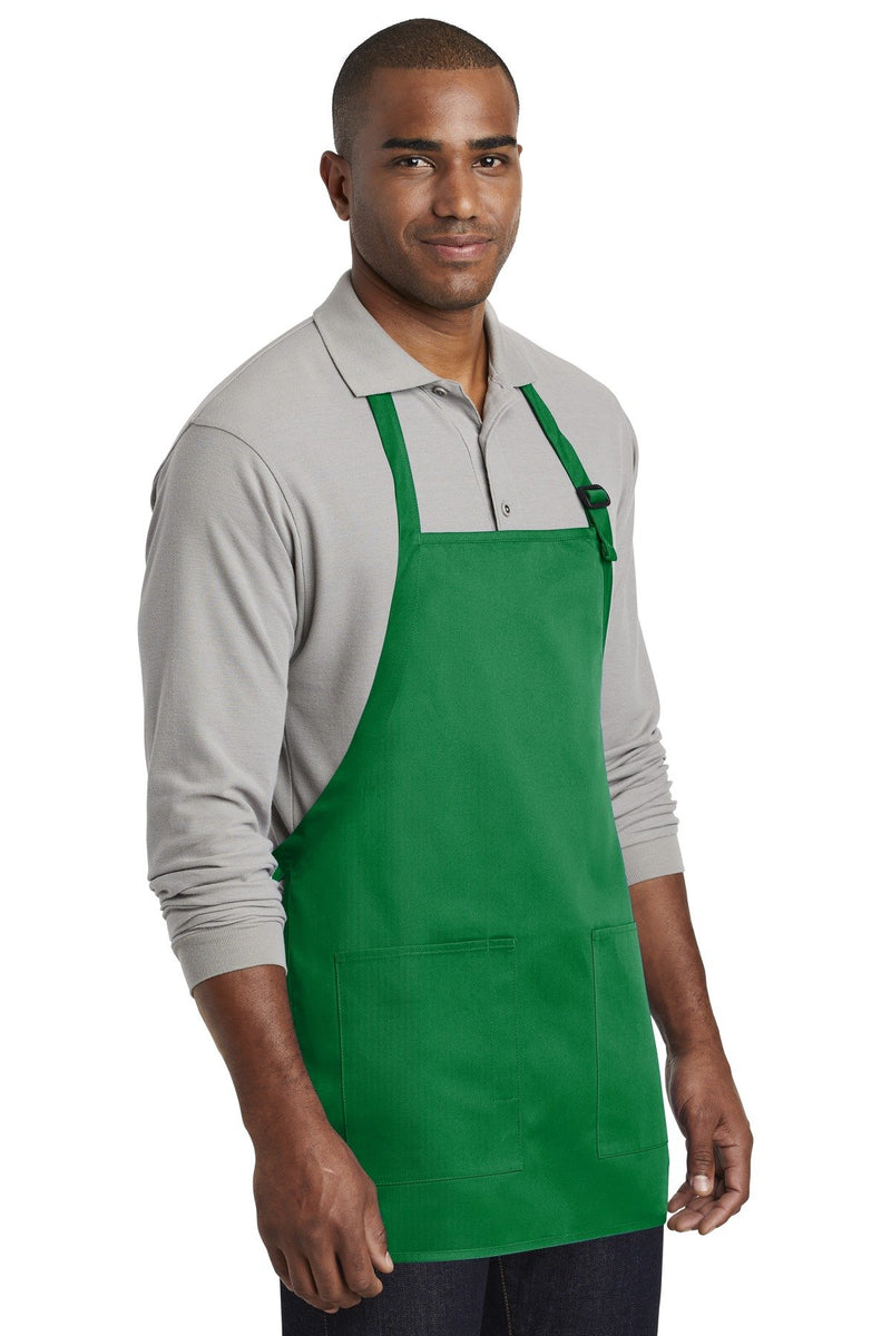 Port Authority Medium-Length Two-Pocket Bib Apron. A601