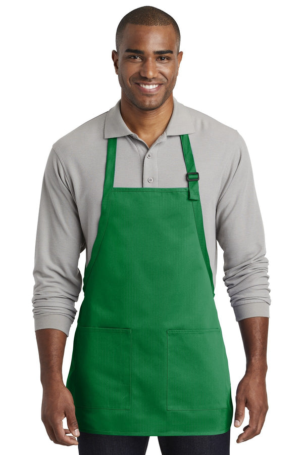 Port Authority Medium-Length Two-Pocket Bib Apron. A601