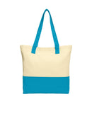 Port Authority Colorblock Cotton Tote. BG414