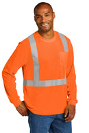 CornerStone ANSI 107 Class 2 Mesh Long Sleeve Tee. CS201