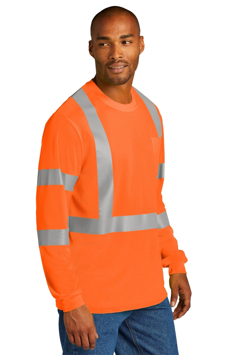 CornerStone ANSI 107 Class 3 Mesh Long Sleeve Tee. CS203