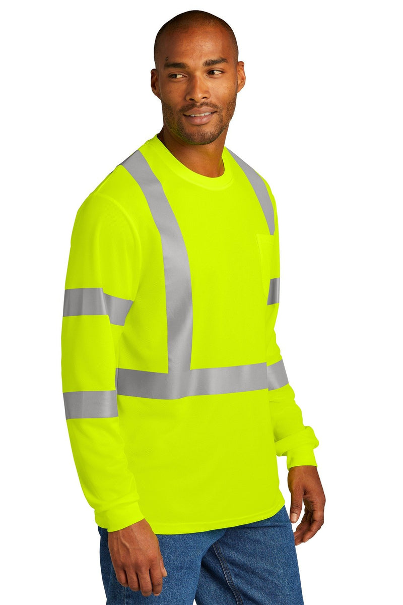 CornerStone ANSI 107 Class 3 Mesh Long Sleeve Tee. CS203