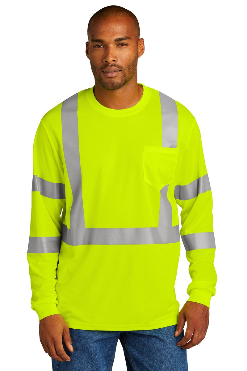 CornerStone ANSI 107 Class 3 Mesh Long Sleeve Tee. CS203