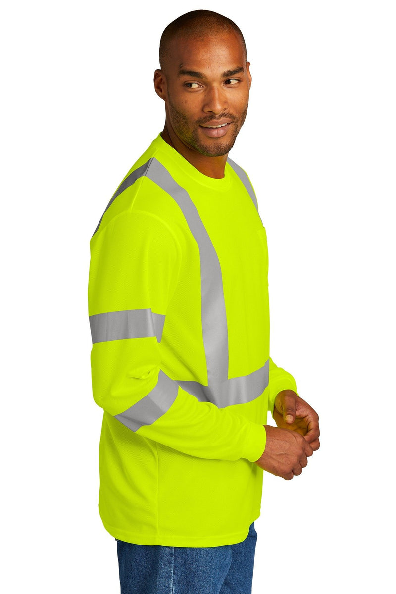 CornerStone ANSI 107 Class 3 Mesh Long Sleeve Tee. CS203