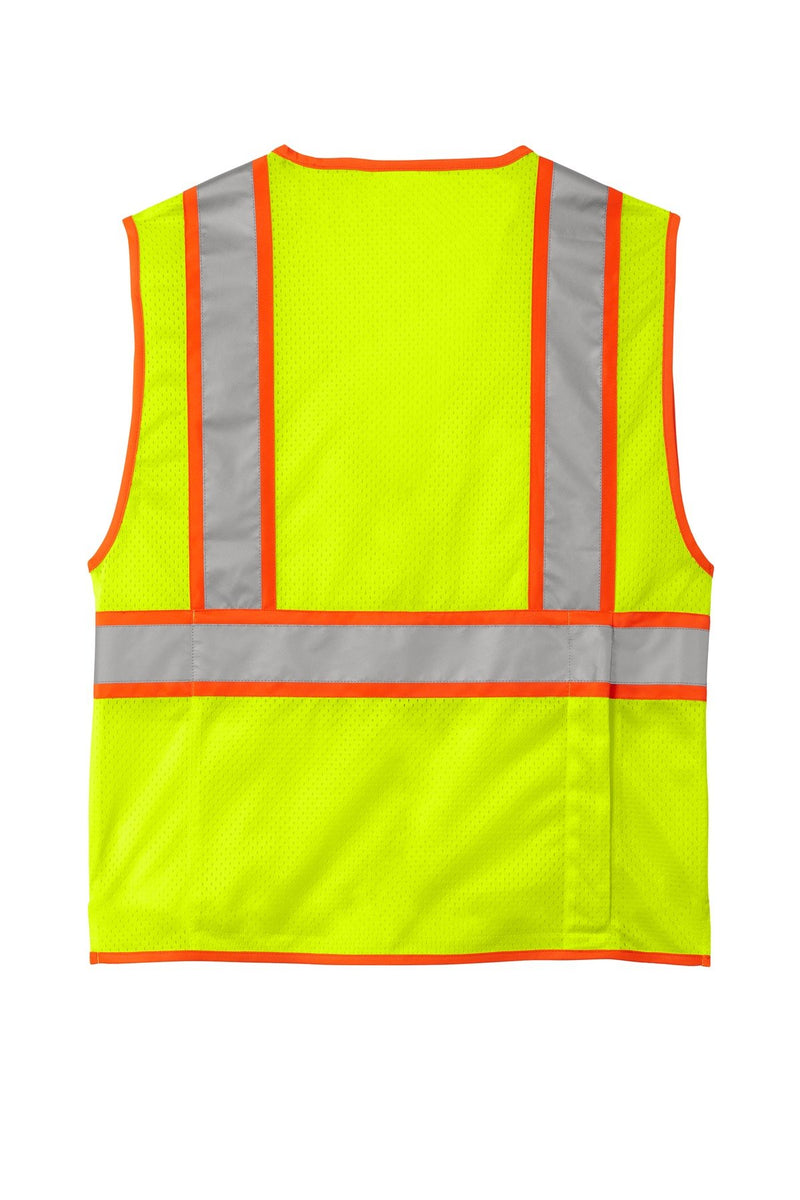 CornerStone ANSI 107 Class 2 Surveyor Zippered Two-Tone Vest. CSV105