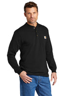 Carhartt Long Sleeve Henley T-Shirt CTK128 | Navy