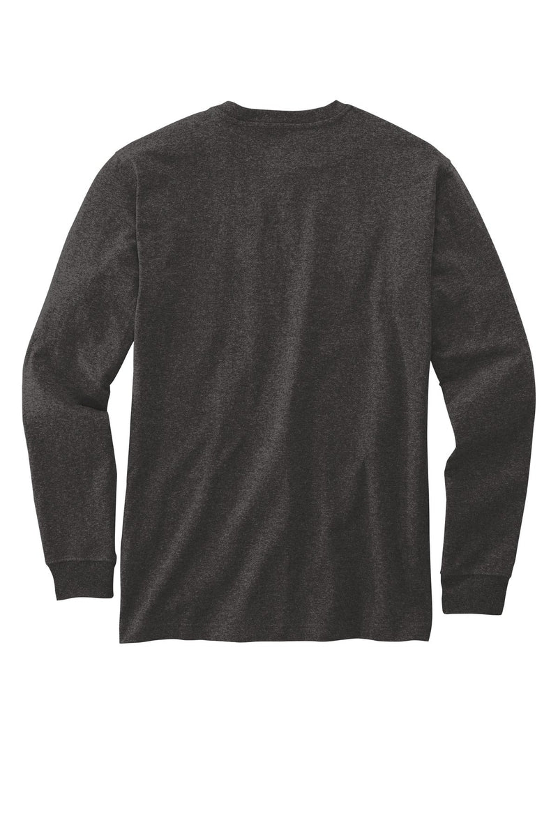 Carhartt Long Sleeve Henley T-Shirt CTK128 | Carbon Heather