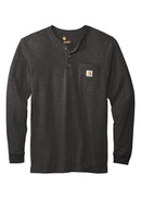 Carhartt Long Sleeve Henley T-Shirt CTK128 | Navy