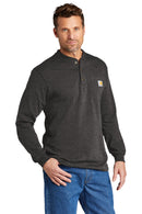 Carhartt Long Sleeve Henley T-Shirt CTK128 | Navy