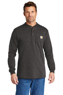 Carhartt Long Sleeve Henley T-Shirt CTK128 | Navy