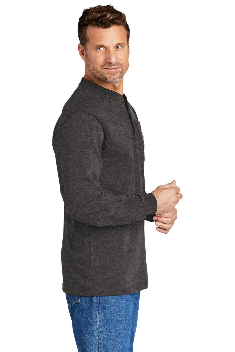 Carhartt Long Sleeve Henley T-Shirt CTK128 | Navy