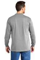 Carhartt Long Sleeve Henley T-Shirt CTK128 | Navy