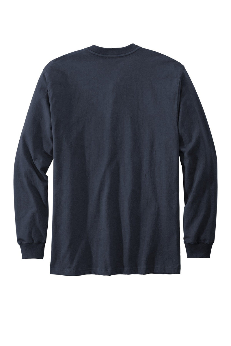 Carhartt Long Sleeve Henley T-Shirt CTK128 | Navy