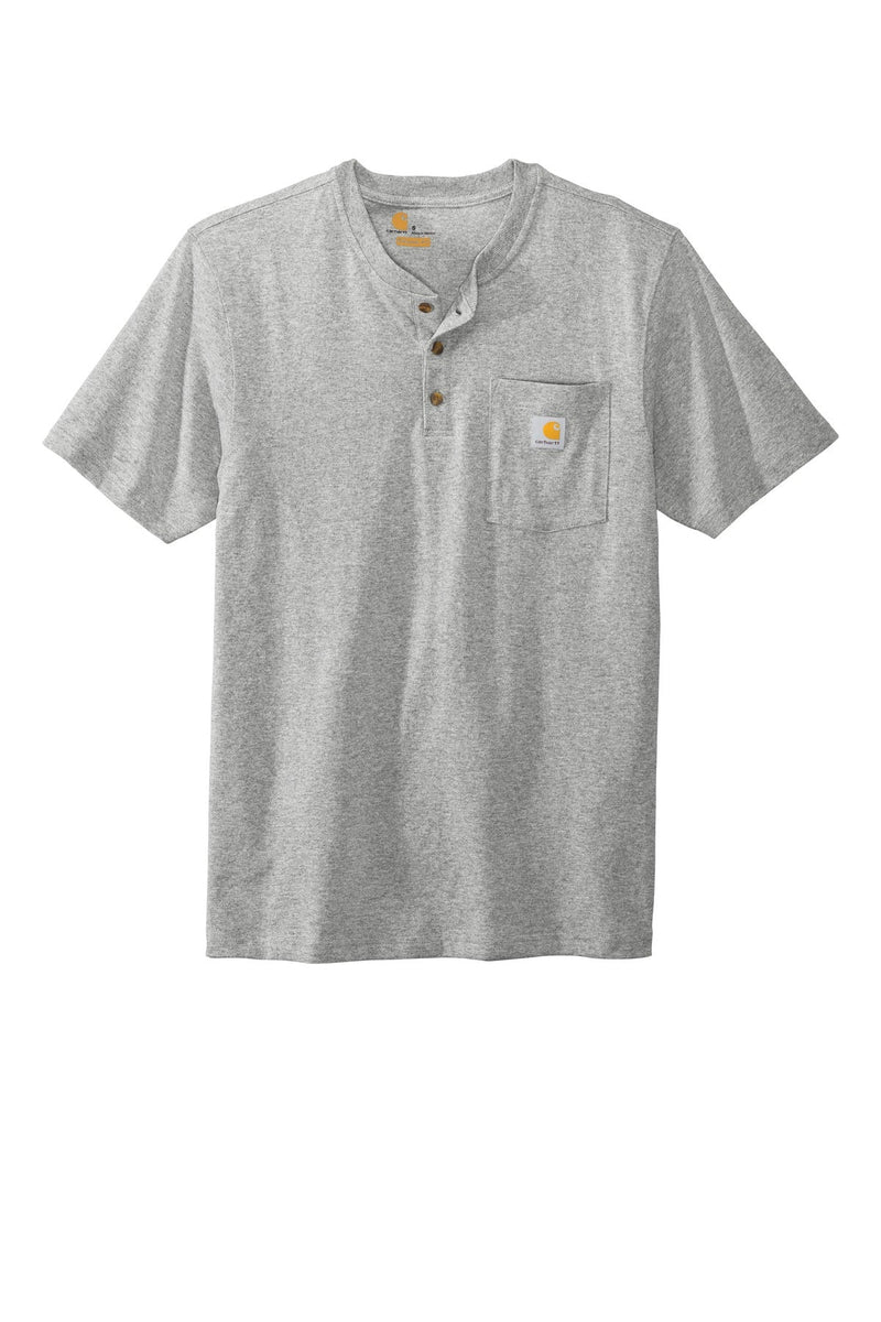 Carhartt Short Sleeve Henley T-Shirt CTK84 | Navy