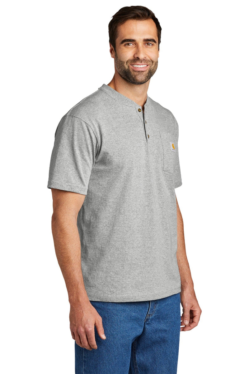 Carhartt Short Sleeve Henley T-Shirt CTK84 | Navy