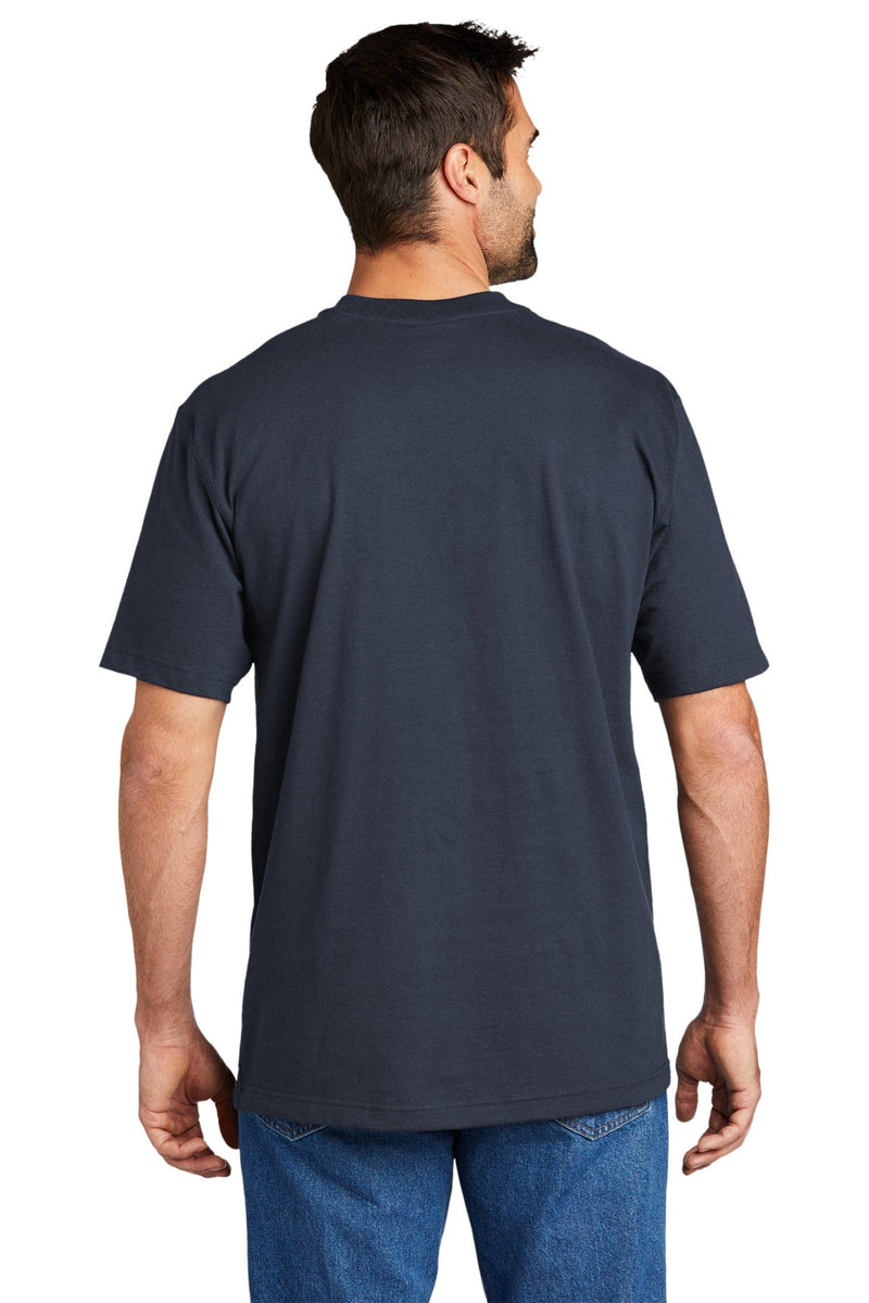 Carhartt Short Sleeve Henley T-Shirt CTK84 | Navy