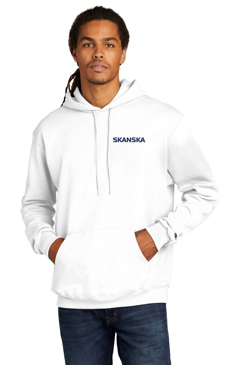 Skanska Original Champion Powerblend White Pullover Hoodie S700