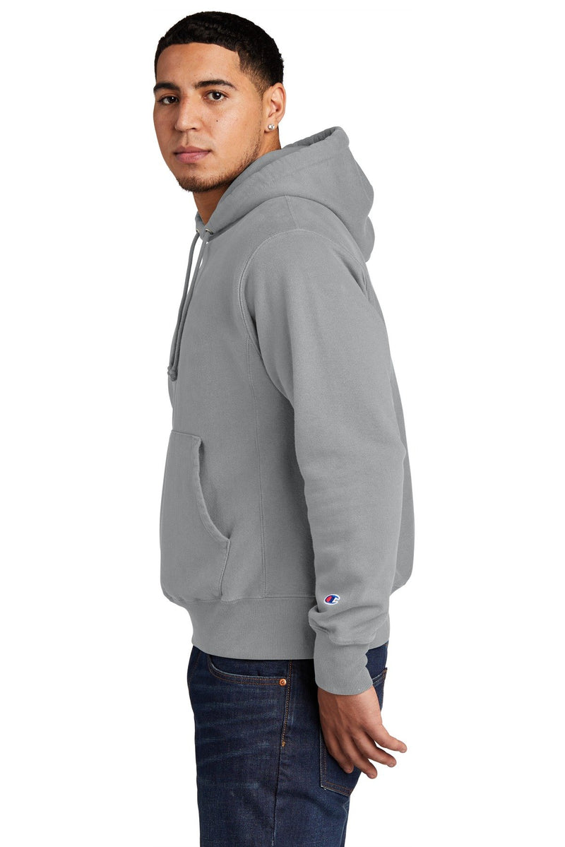 Champion Reverse Weave Garment-Dyed Hooded Sweatshirt. GDS101