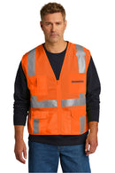 Skanska Original ANSI 107 Class 2 Mesh Six-Pocket Zippered Vest