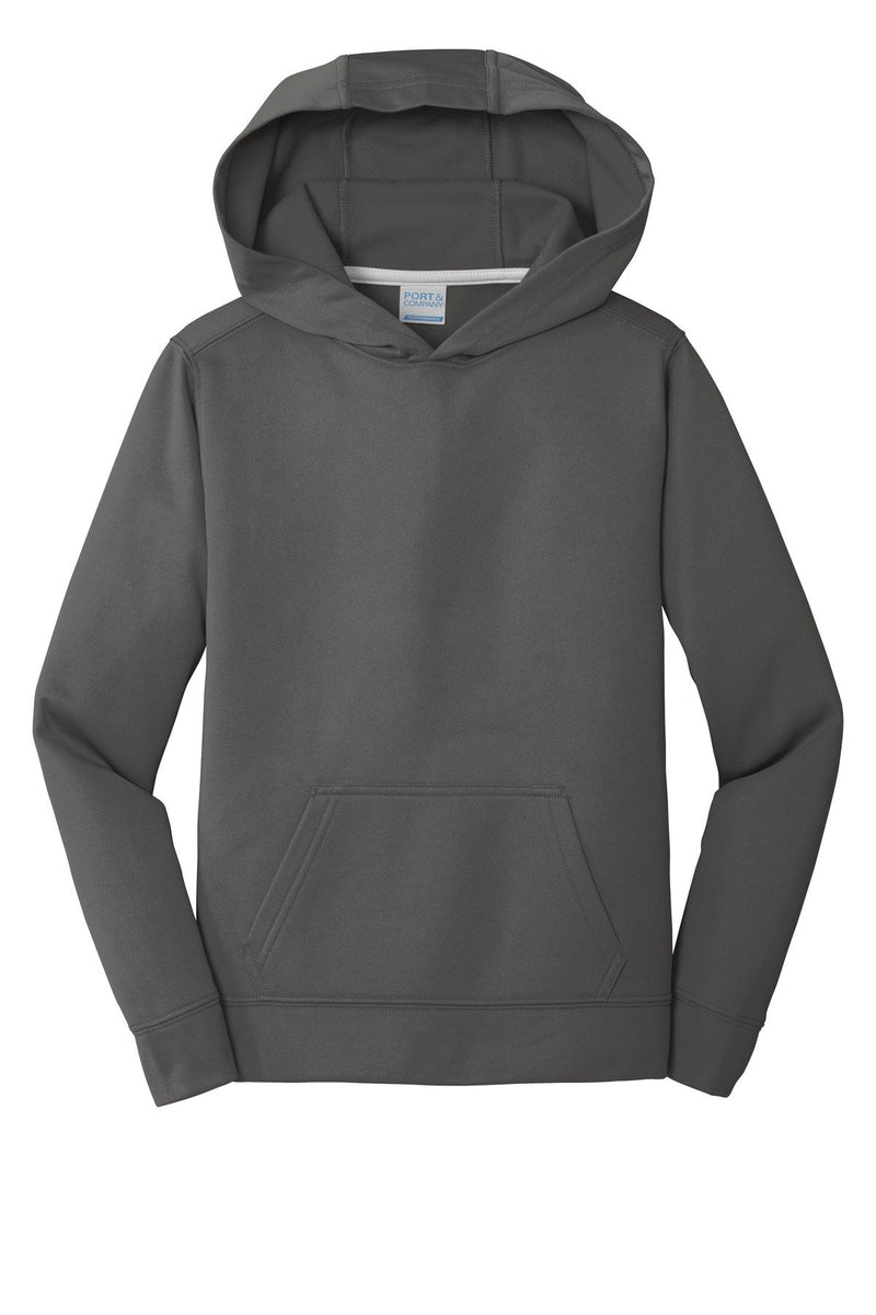 Port & Company Youth Performance Fleece Pullover Hooded Sweatshirt. PC590YH