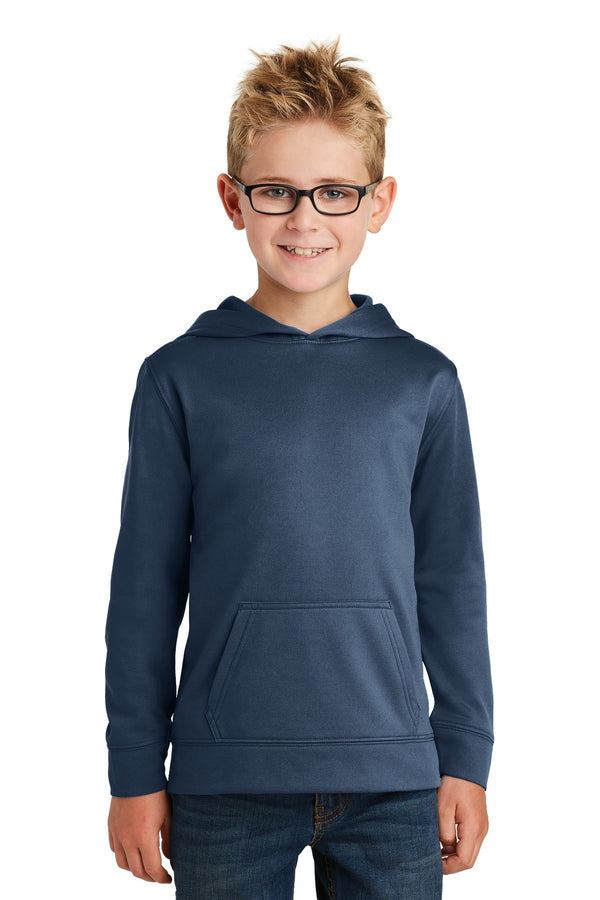 Port & Company Youth Performance Fleece Pullover Hooded Sweatshirt. PC590YH