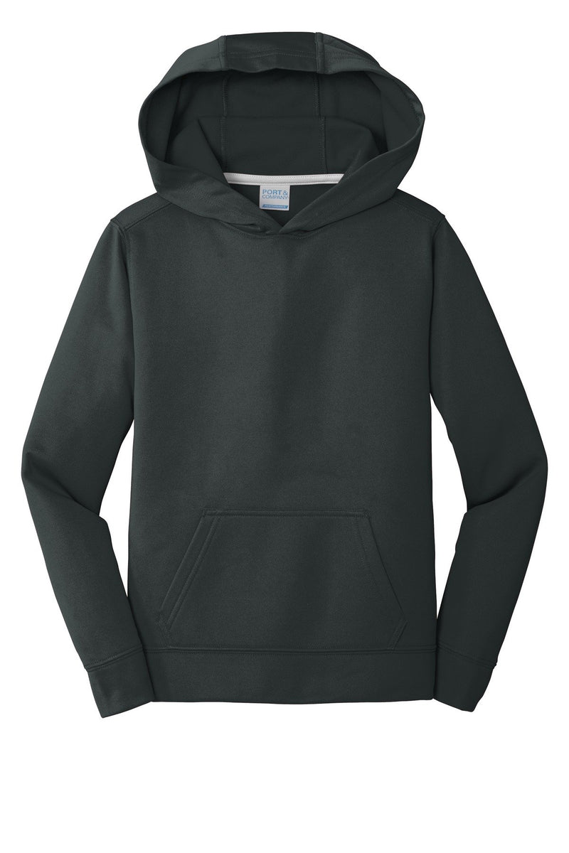 Port & Company Youth Performance Fleece Pullover Hooded Sweatshirt. PC590YH