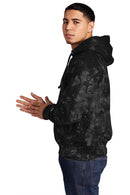 Champion Reverse Weave Scrunch-Dye Tie-Dye Hooded Sweatshirt. TDS101 | Black