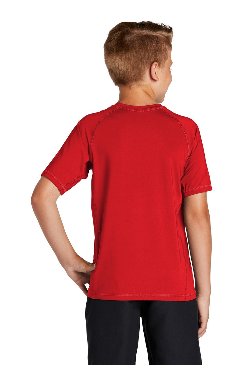 Sport-Tek Youth Rashguard Tee. YST470