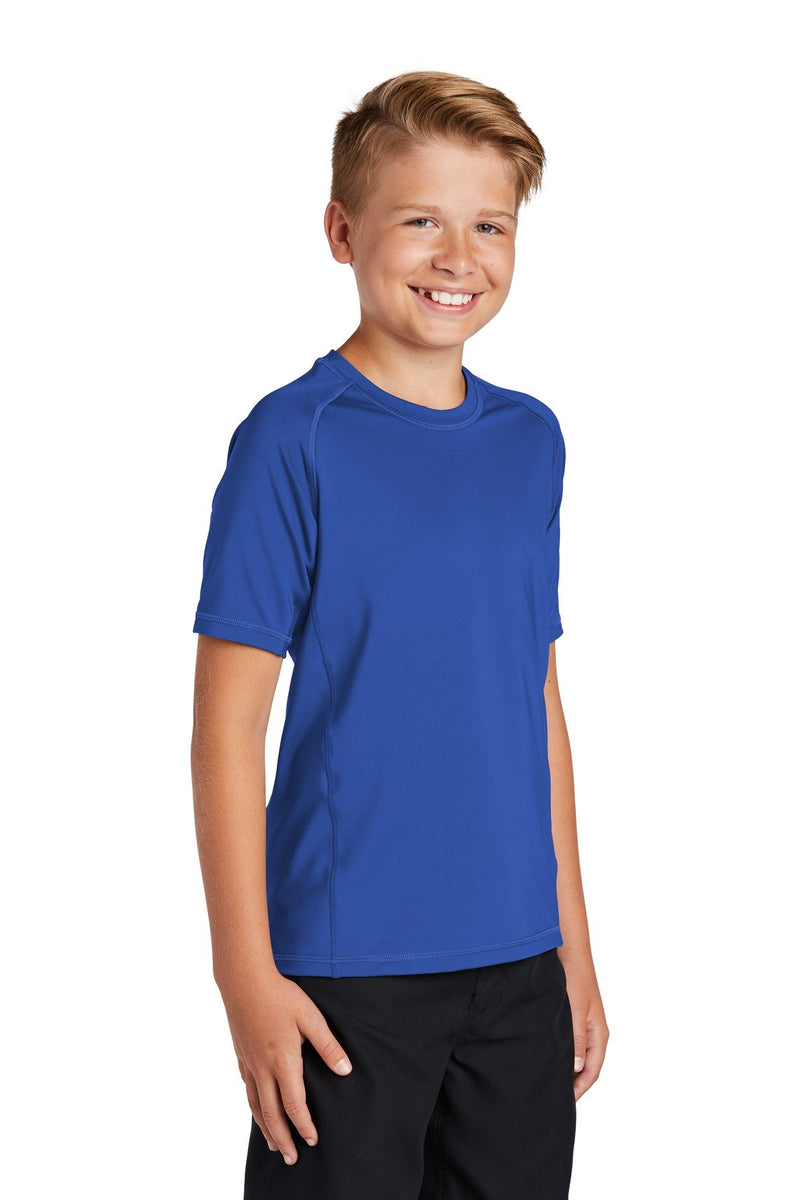 Sport-Tek Youth Rashguard Tee. YST470
