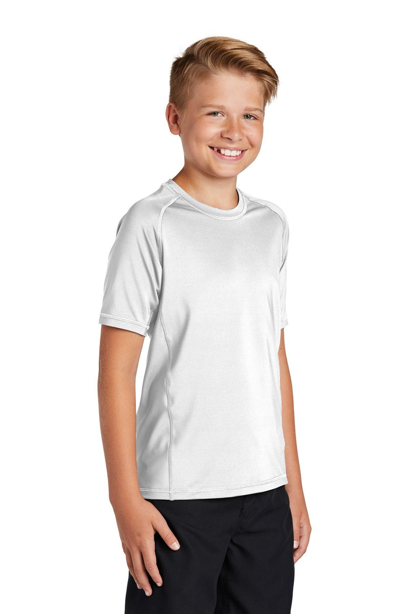 Sport-Tek Youth Rashguard Tee. YST470