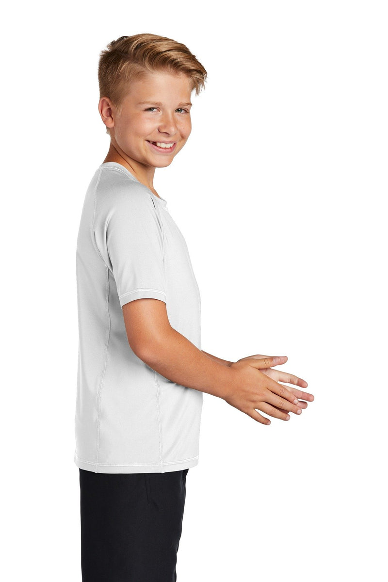 Sport-Tek Youth Rashguard Tee. YST470